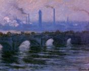 克劳德 莫奈 : Waterloo Bridge, Overcast Weather